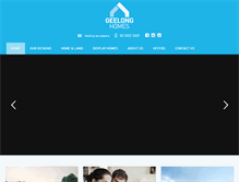 Tablet Screenshot of geelonghomes.com.au